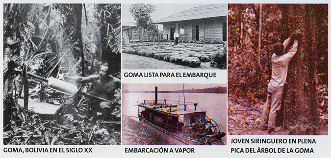La goma elástica 1890 - 1920 - Historia de Bolivia - www.ibolivia.net
