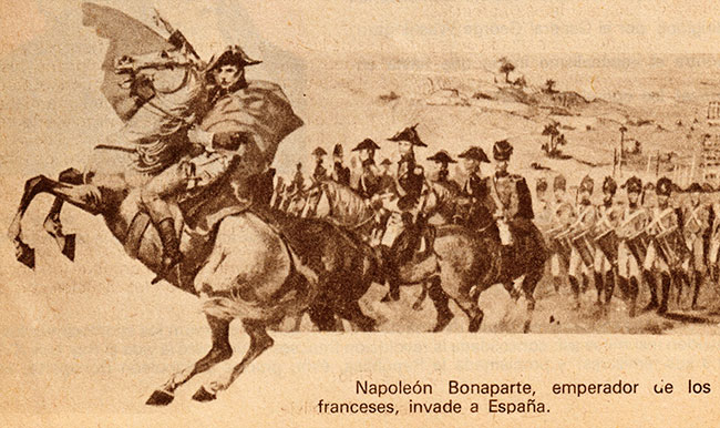 Napoleón Bonaparte invade España - Movimientos libertarios en América - ibolivia.net